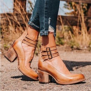 Freebird Randi Tan Leather Heels Shoes 10